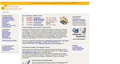 Desktop Screenshot of feiertage-newsletter.de