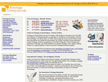 Tablet Screenshot of feiertage-newsletter.de